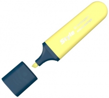 Zvýrazňovač Centropen Style 6252 Soft, žlutý