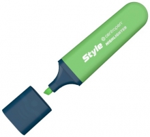 Zvýrazňovač Centropen Style 6252 Soft, zelený