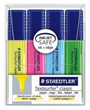 Zvýrazňovač Staedtler Textsurfer classic 364, sada 4 barvy