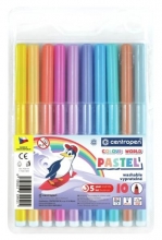 Popisovač Centropen 7550, pastelové barvy, 10 ks