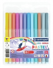Popisovač Centropen 7550, pastelové barvy, 12 ks