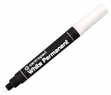 Popisovač Centropen 8586, permanentní, bílý