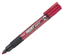 Popisovač permanentní Pentel Pain Marker, červený