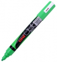 Popisovač křídový Uni PWE-5M, 1,8 - 2,5 mm, zelený