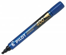 Popisovač permanentní Pilot 400, 1 - 4 mm, modrý