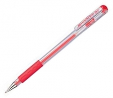 Pero kuličkové PENTEL HYBRID Gel Grip K116, červené