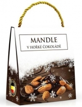 Mandle v hořké čokoládě, 200 g