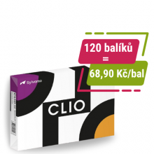 Papír xerografický Clio A4, 80 g, 500 listů, 120 bal. - Akce
