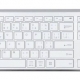 Klávesnice bezdrátová Powerton UltraSlim, stříbrná