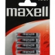 Baterie Maxell R03 1,5 V, mikrotužková AAA, 4 ks