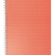 Blok kroužkový Esselte Colour´Breeze A5, linkovaný, korálový