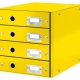Box archivační zásuvkový Leitz Click-N-Store, 4 zásuvky, ž.