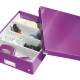 Box archivační organizační Leitz Click-N-Store M (A4), purp.