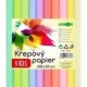 Papír krepový Pastel, mix barev, 10 ks