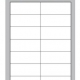Etikety Economy 105x42,3 mm, matné, bílé, 100 listů