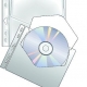 Vložka do kroužkového pořadače na 1 CD (balení 10 ks)