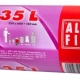 Pytel na odpad Alufix 35 l, 11 mic, s uchy, bílý, 25 ks