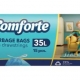 Pytel na odpad Comforte 35 l, 13 mic, zatahov., 15 ks, modrý