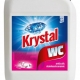 Prostředek čisticí Krystal na WC, růžový, 5 l