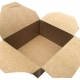 Menubox Kraft PE, nedělený, 15,1 x 12 x 6,5 cm, 1,3 l, 50 ks