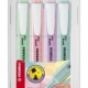 Zvýrazňovač Stabilo Swing Cool Pastel, 1-4 mm, sada 4 ks