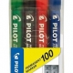 Popisovač permanentní Pilot 100, 1 mm, sada 4 barvy