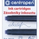 Náplň inkoustová - bombičky Centropen, modrá