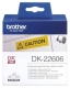 Role filmová Brother DK22606, 62 mm x 15,24 m, žlutá