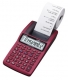 Kalkulačka Casio HR-8TEC s tiskem, červená