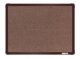 Tabule textilní U20, 90 x 60 cm, hnědý rám