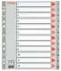 Roztřiďovač plastový Esselte MAXI s označením 1-12