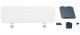 Organizér stolní Leitz Ergo Pegboard 80 x 25 cm, bílý