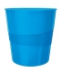 Koš odpadkový Leitz WOW, 15 l, modrý