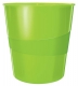 Koš odpadkový Leitz WOW, 15 l, zelený