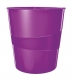Koš odpadkový Leitz WOW, 15 l, purpurový