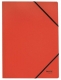 Mapa odkládací Leitz Recycle A4 s gumičkou, červená