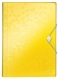 Aktovka s přihrádkami Leitz WOW, PP, žlutá