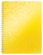 Blok Leitz WOW A4, linkovaný, žlutý