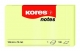 Bloček samolepicí Kores 125 x 75 mm, žlutý, 100 lístků