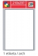 Etikety laserové 210 x 297 mm, bílé, 100 listů