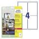 Etikety odolné Avery L4774-20, 99,1x139 mm, bílé, 20 listů