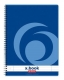 Blok kroužkový College X Book A4, linkovaný, 80 listů