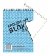 Blok BOBO A5, čistý, kroužkový, horní spirála, 50 listů