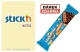 Bloček samolepicí Stick´n 150x101 mm, žl., 100 l., 2 ks-Akce