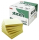 Bloček samolepicí Stick´n 76x76 mm, past. žlutý, 6x100 líst.