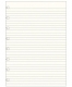 Náplň do zápisníku Filofax Notebook, A5, linkovaná