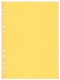 Obal závěsný A4, 50 mic, žlutý