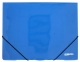 Složka tříklopá s gumou OPALINE ECONOMY, modrá