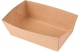 Miska papírová KRAFT 13,5 x 7 x 4,5 cm, nepromast., 250 ks