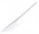 Nůž BIO plast, 17 cm, bílý, 100 ks
